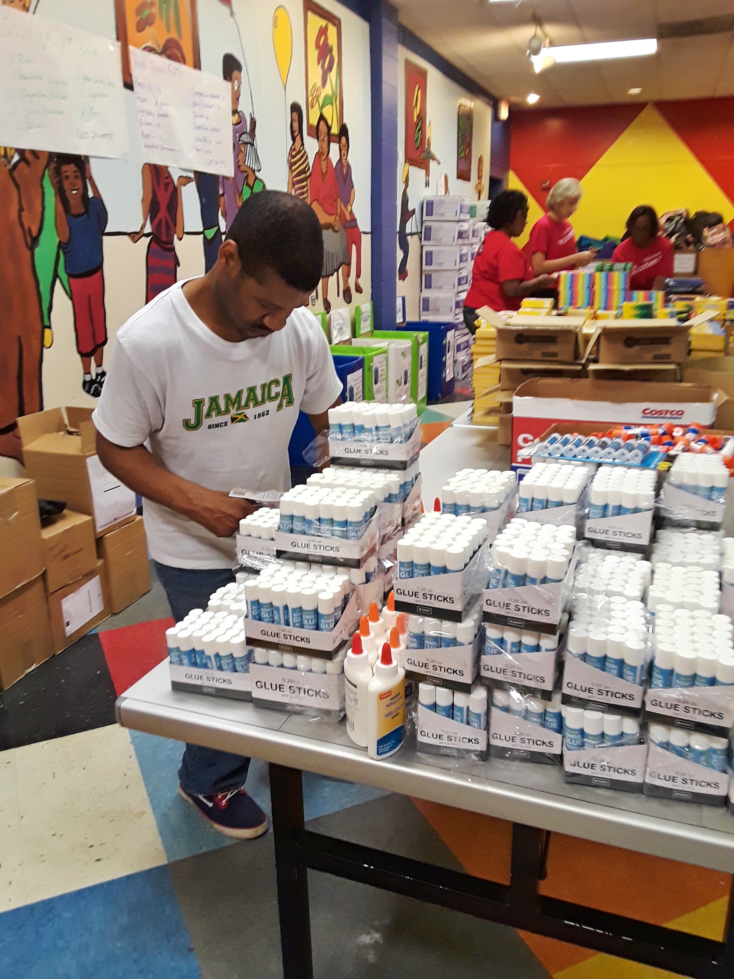 Volunteering with Agape Youth & Family Center