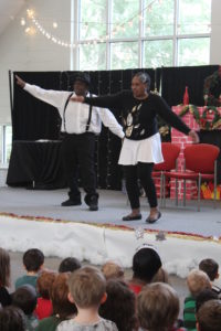 Frazer Adult Program participants performing in the annual holiday show
