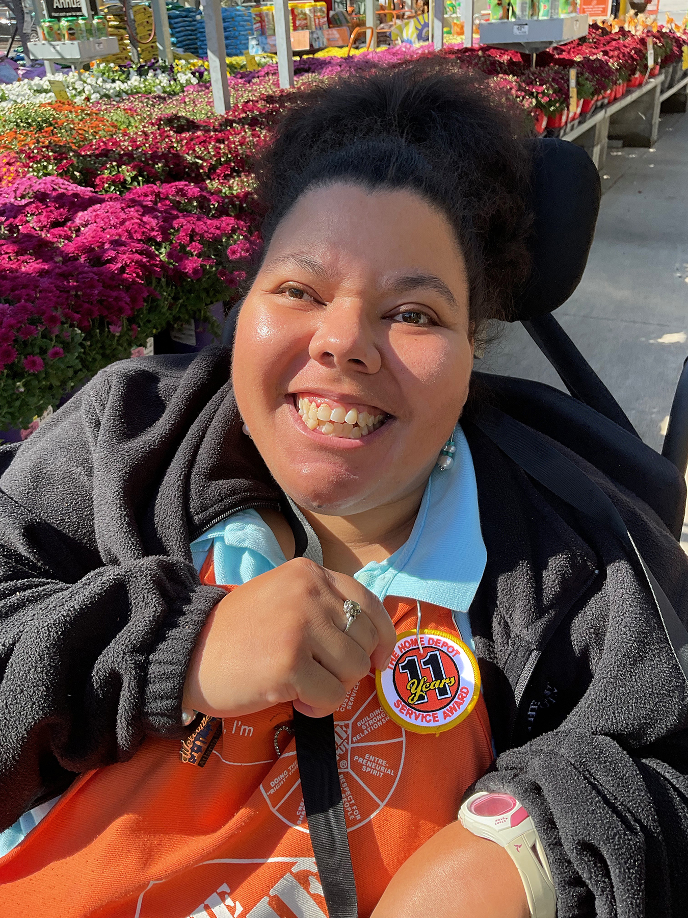 Alicia Day, Home Depot employee for 11 years