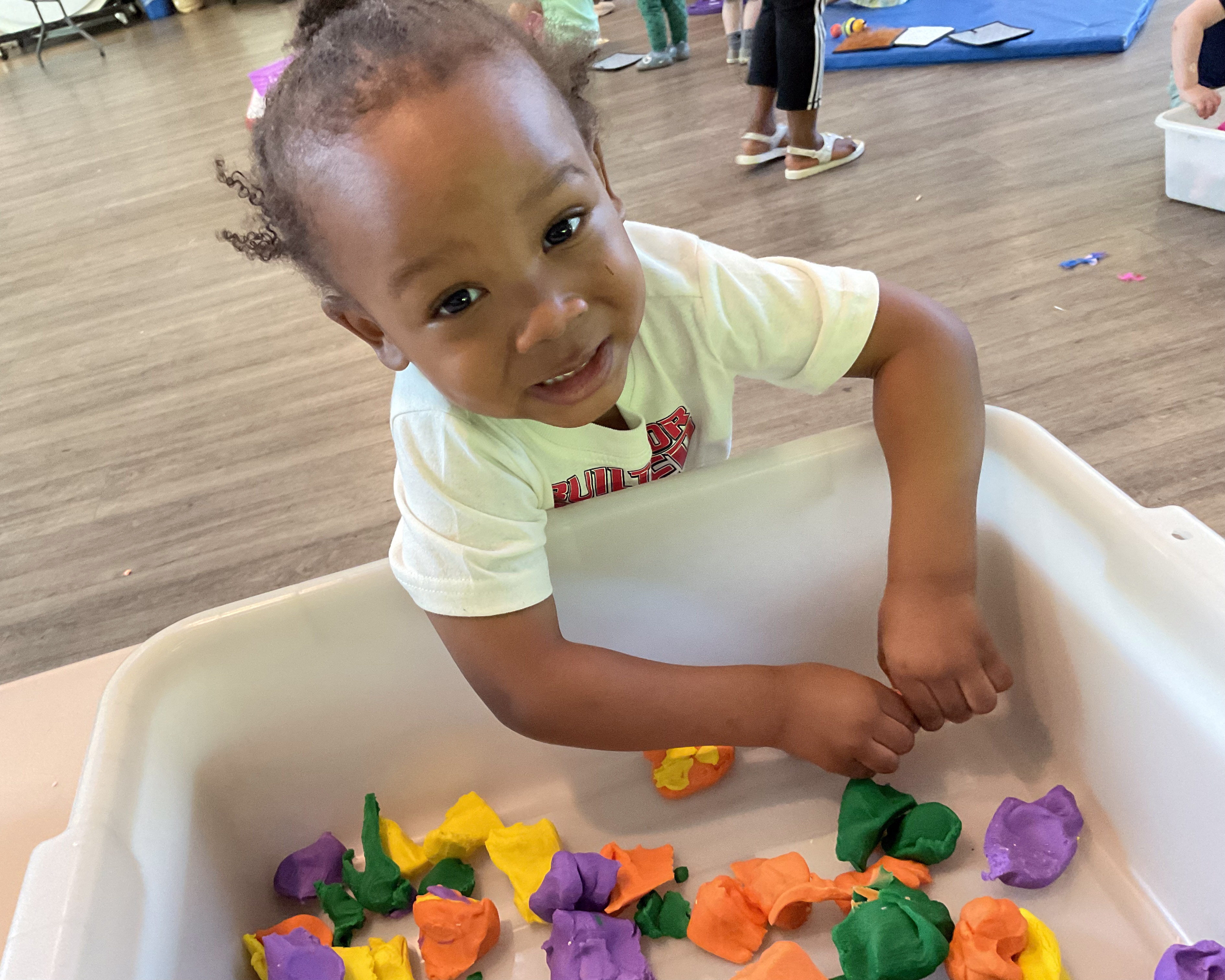 Sensory play at Frazer Center