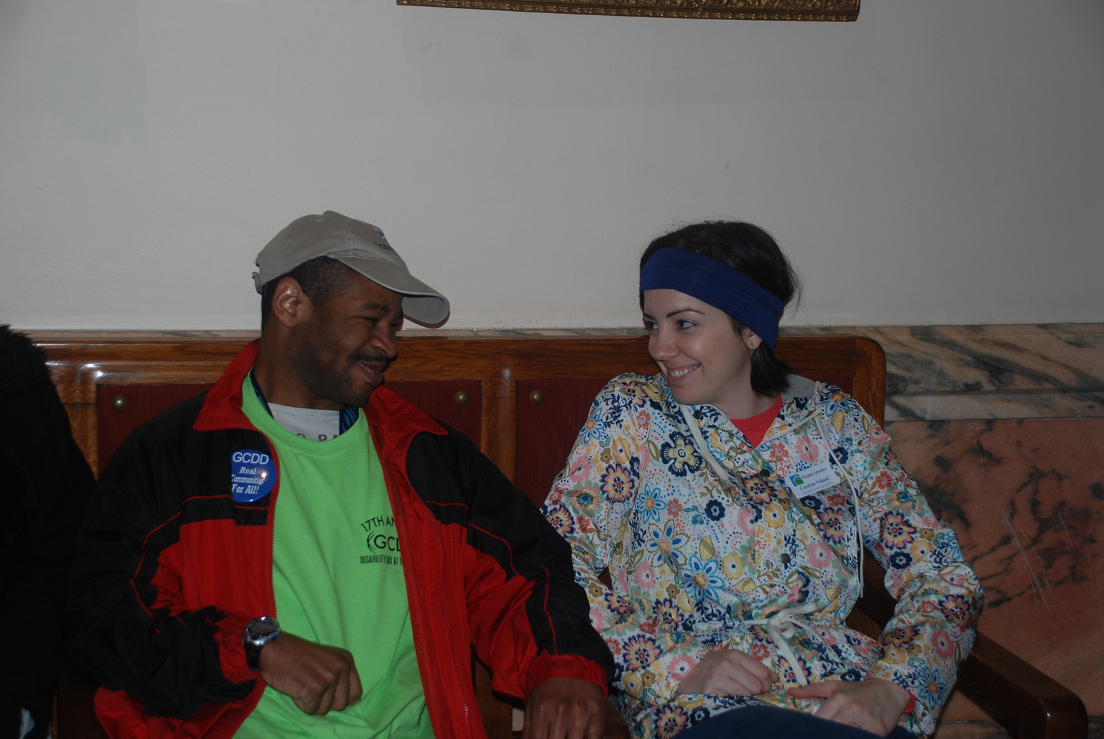 Participants of Frazer's Adult Program at the Gold Dome for Disability Day