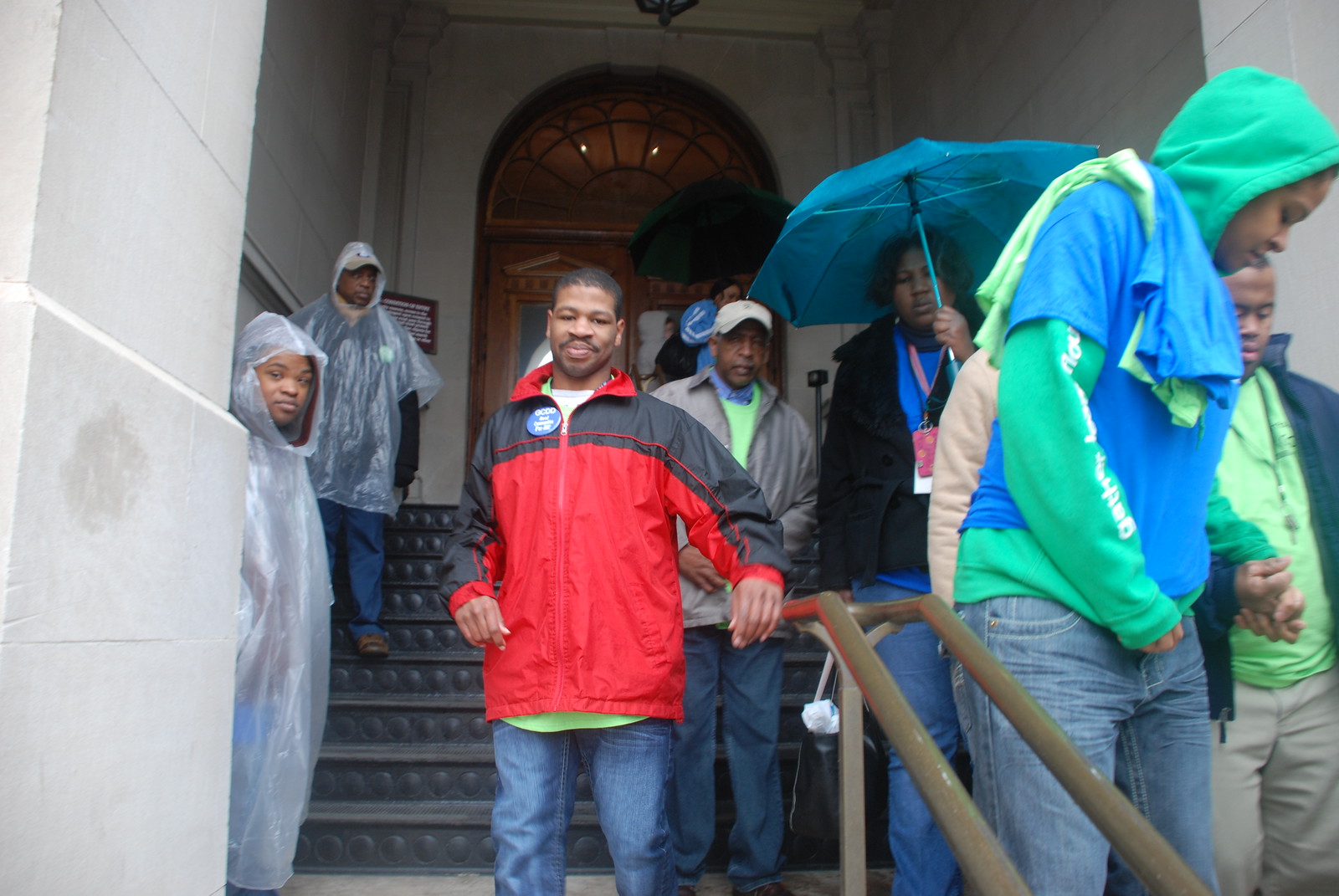 Participants of Frazer's Adult Program at the Gold Dome for Disability Day