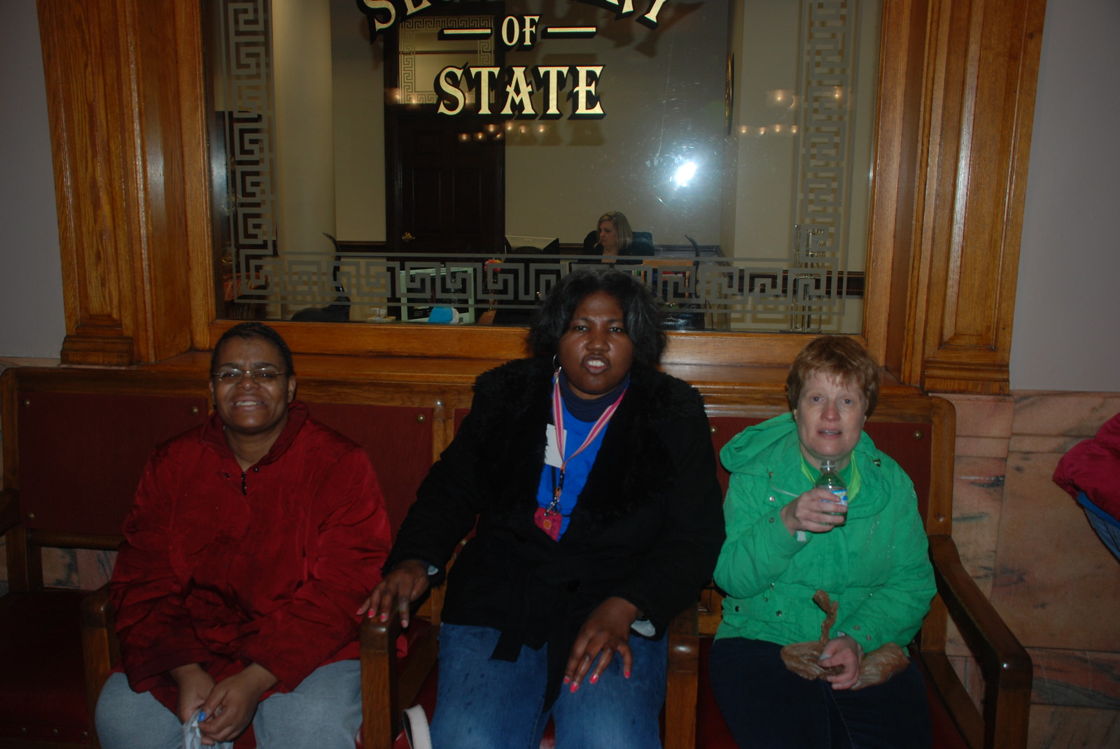 Participants of Frazer's Adult Program at the Gold Dome for Disability Day