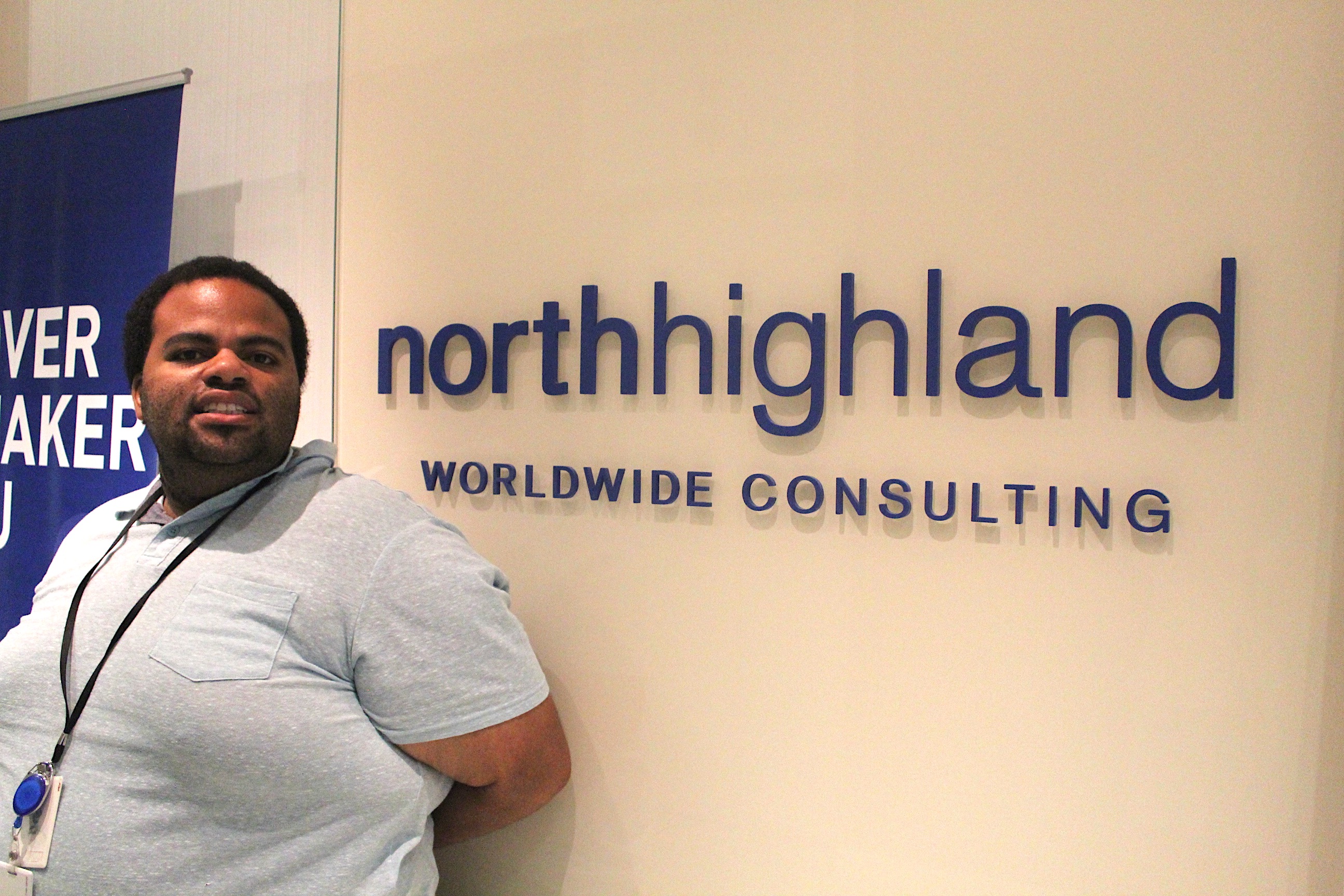Drew loves his job at North Highland.