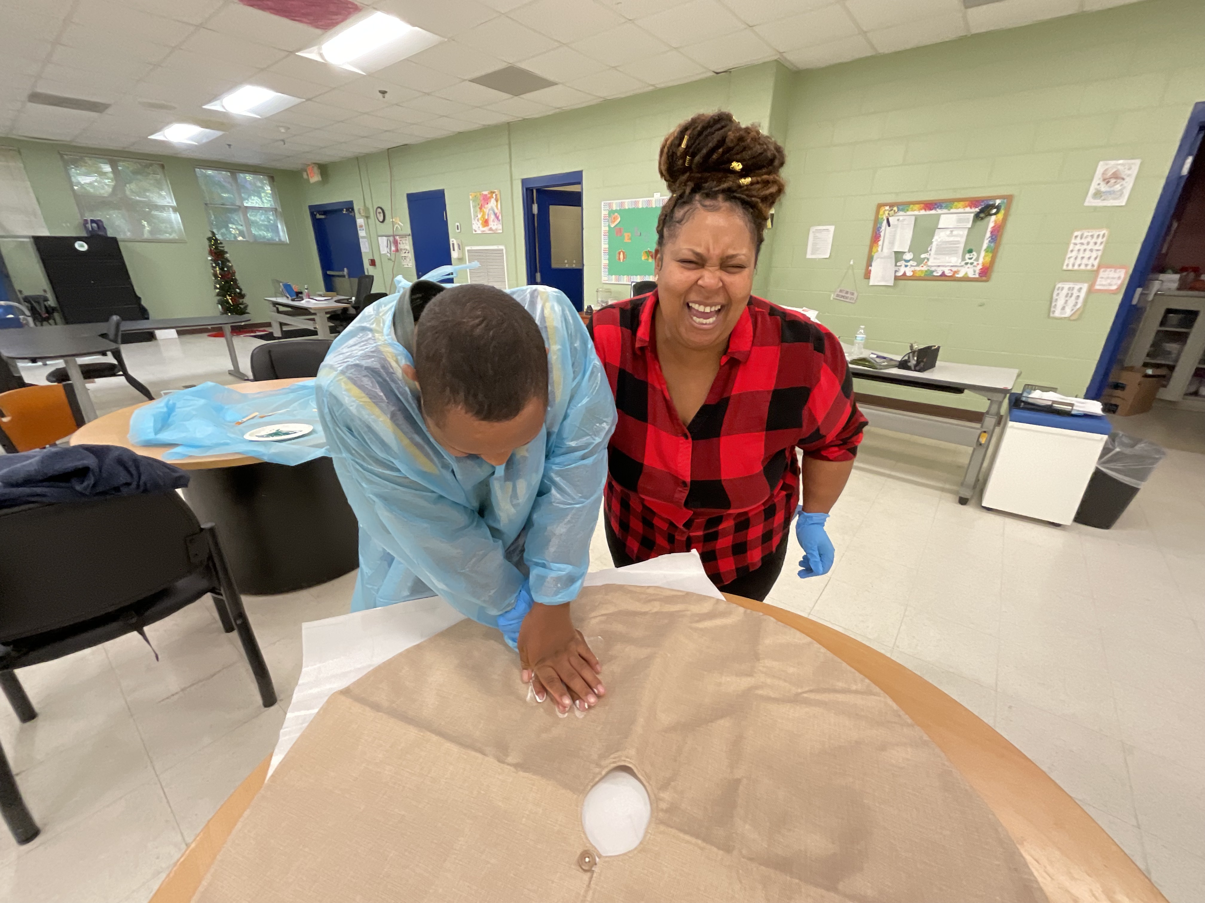 Laughing all the way!