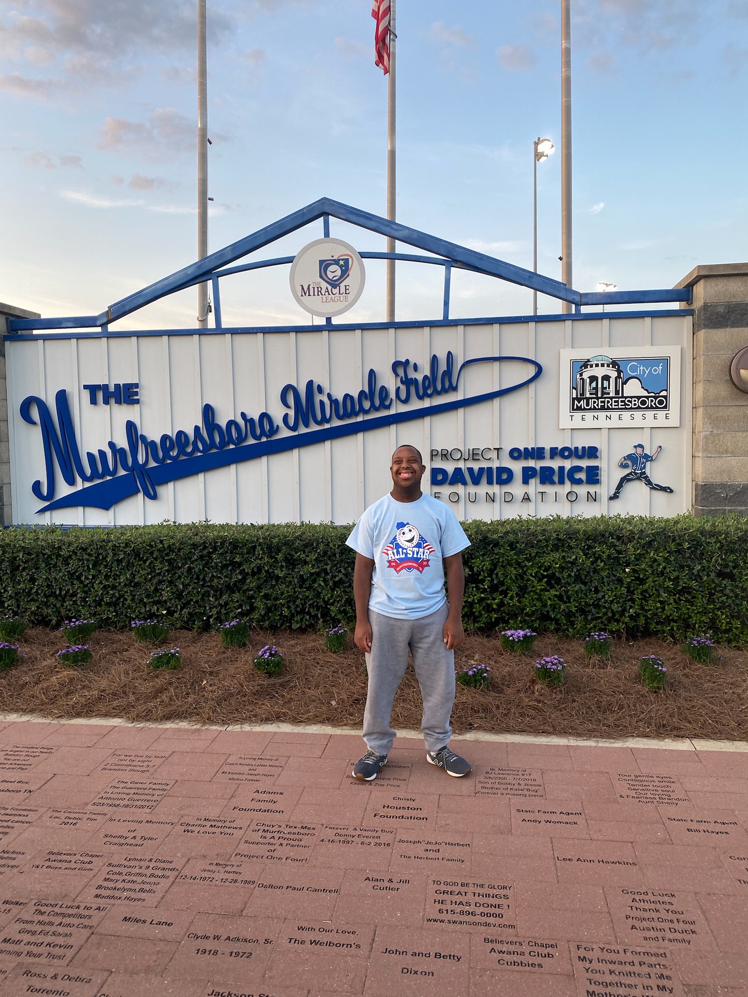 Gregory Montford, Frazer Adult Participant and Miracle League National All-Star
