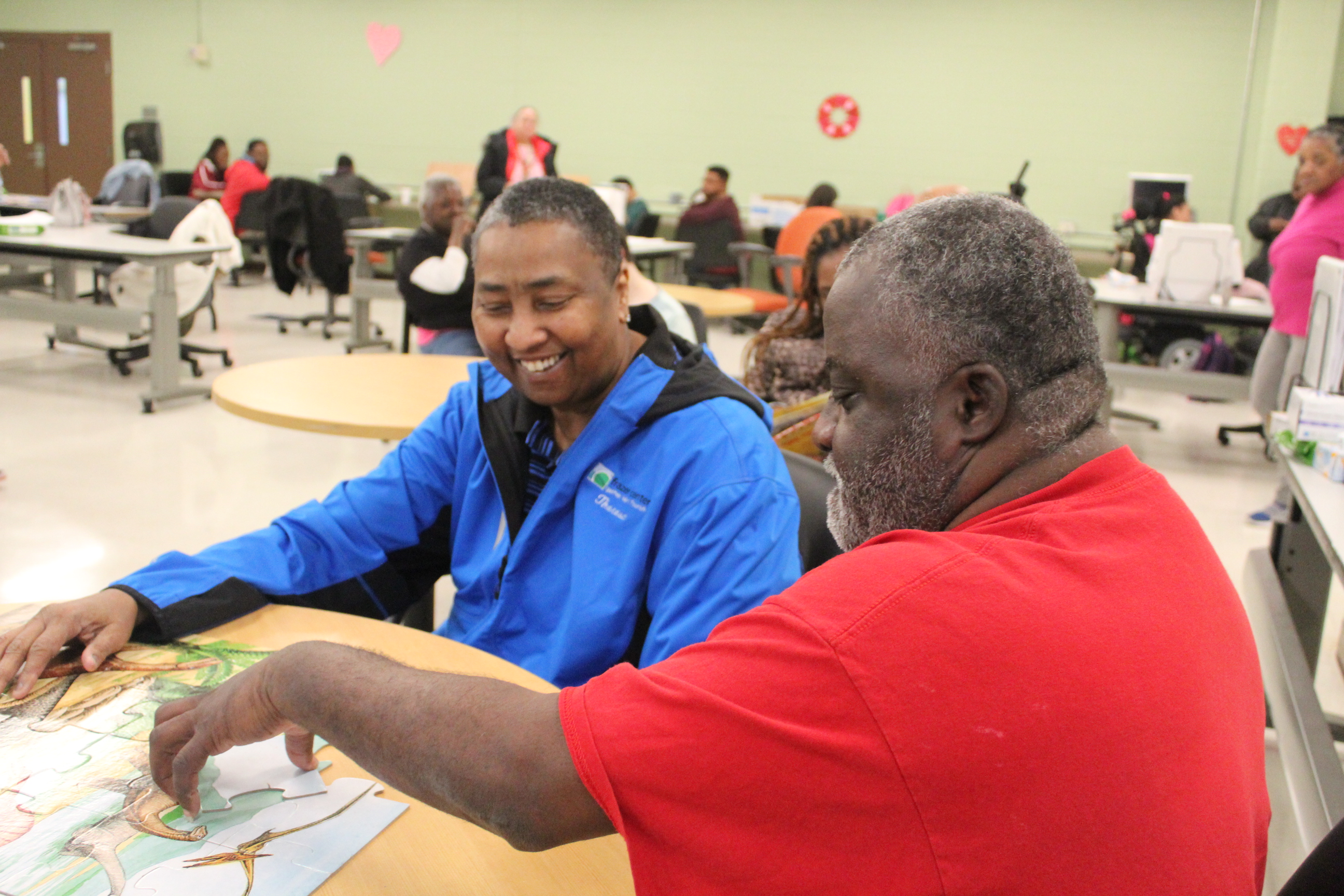 Theresa and Stanley, Adult Program participant