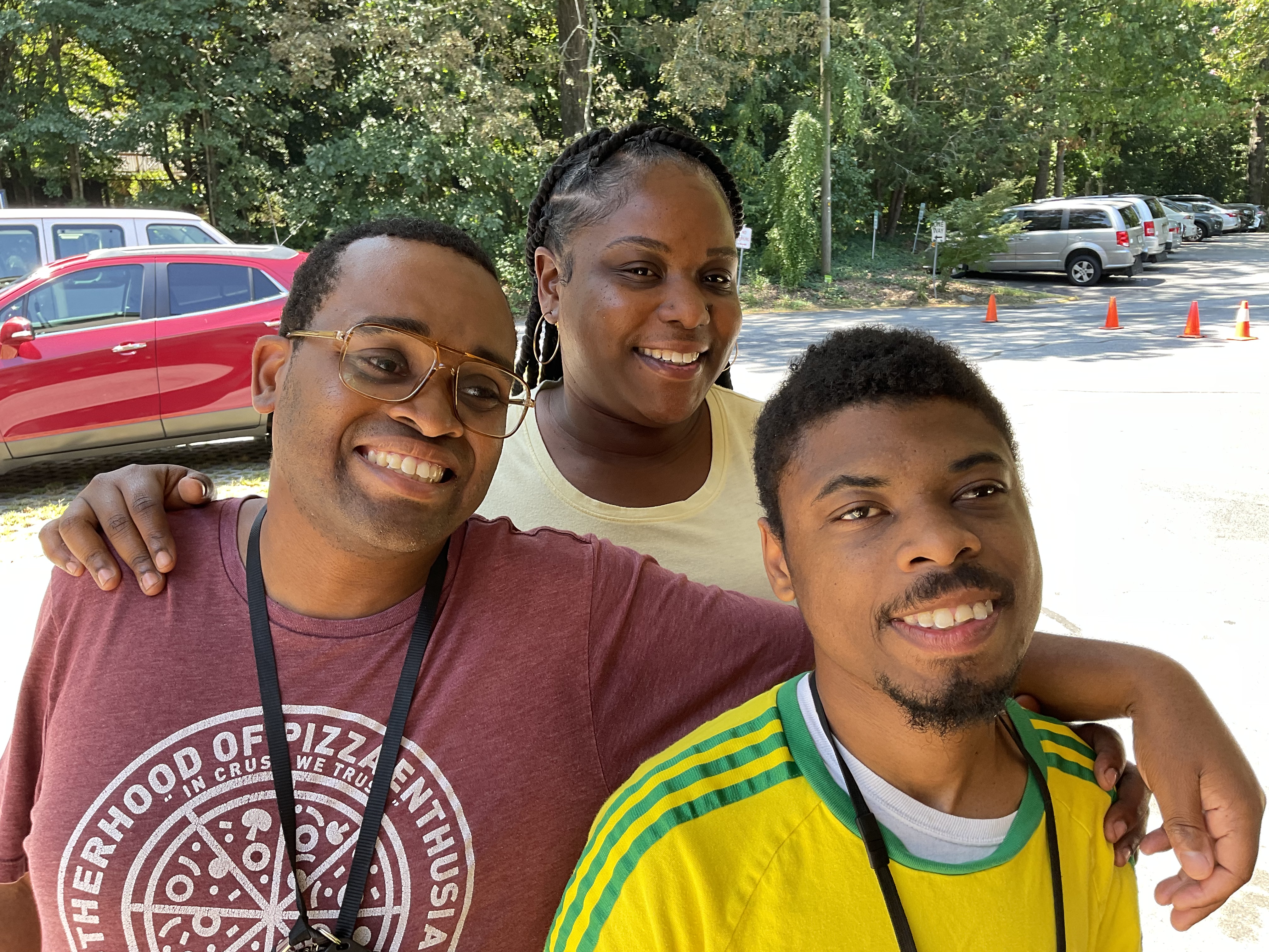 DSP Jaquoia (center) with Walter and Daniel