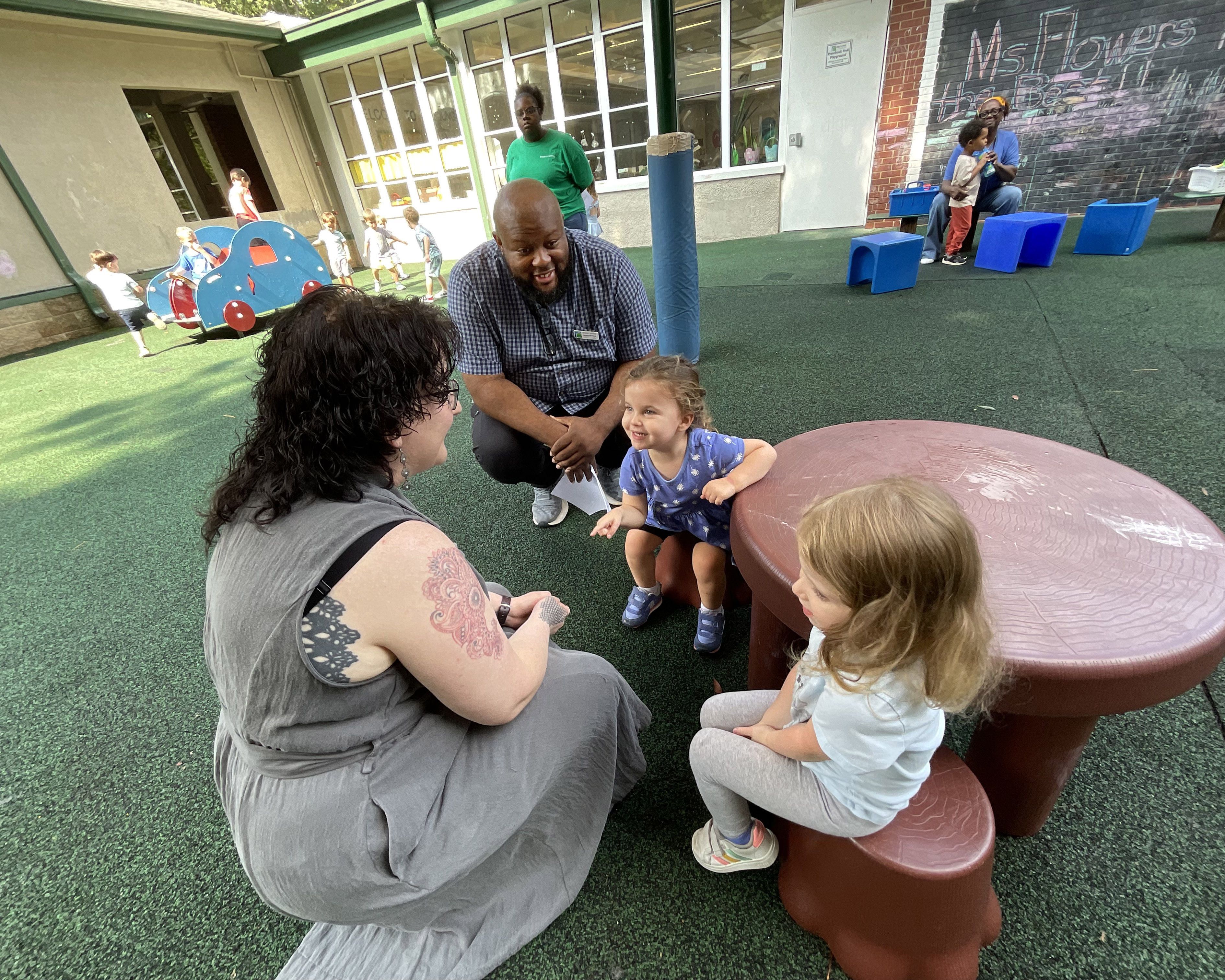 Quality time on the playground