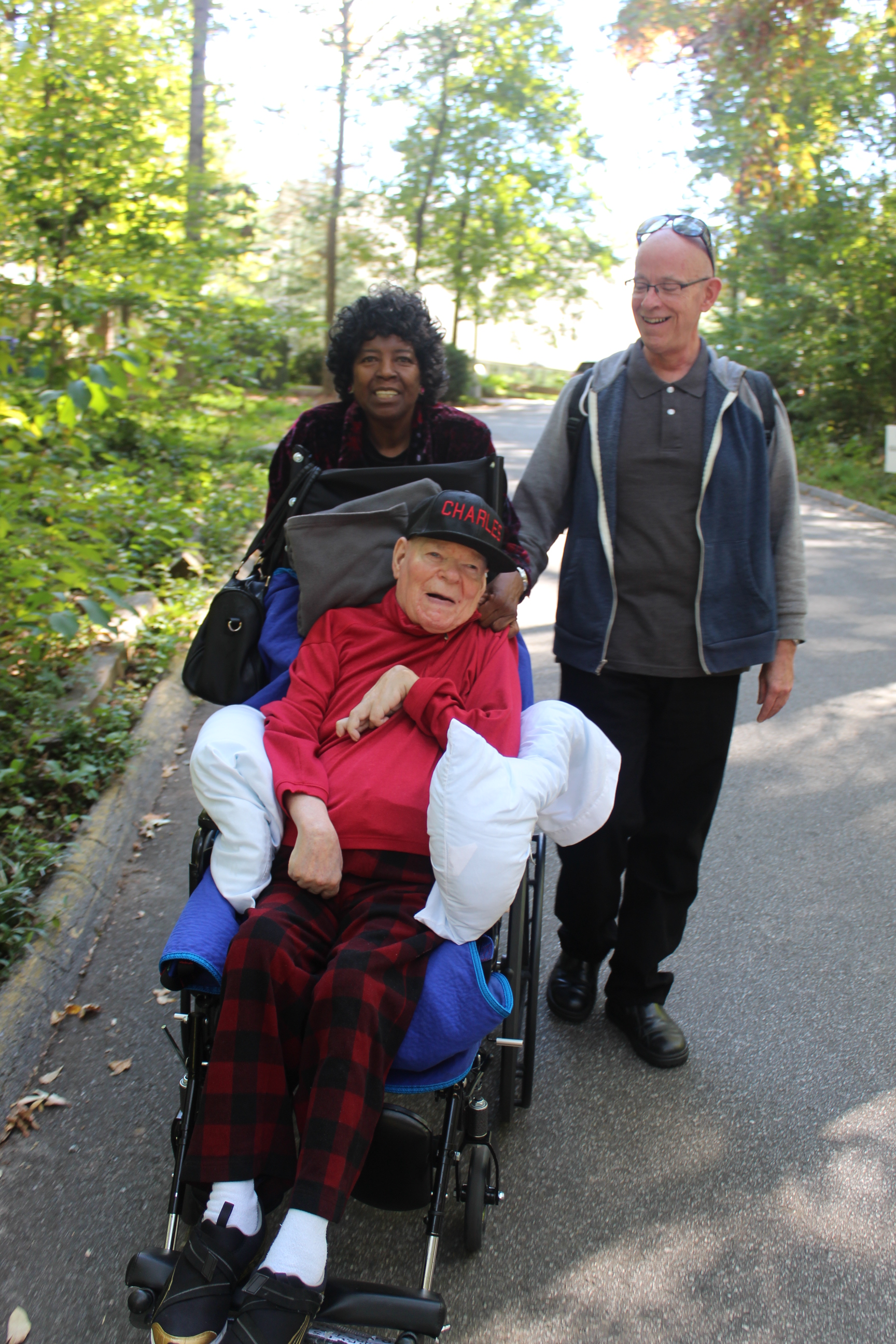 Charlie with Gloria Williams and brother Sammy