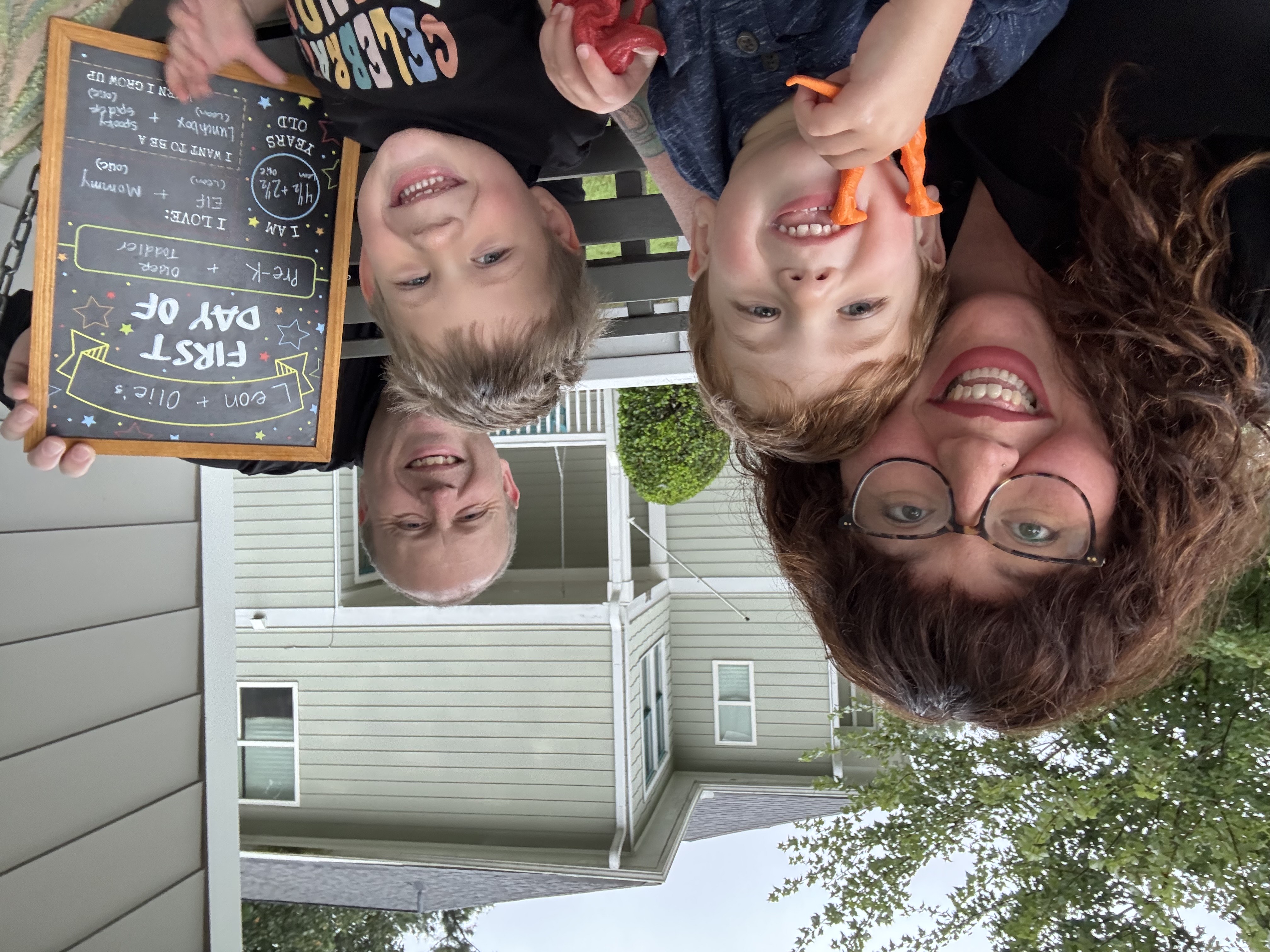 The Harmans (L-R): Shauna, Olie, Leon, Alan