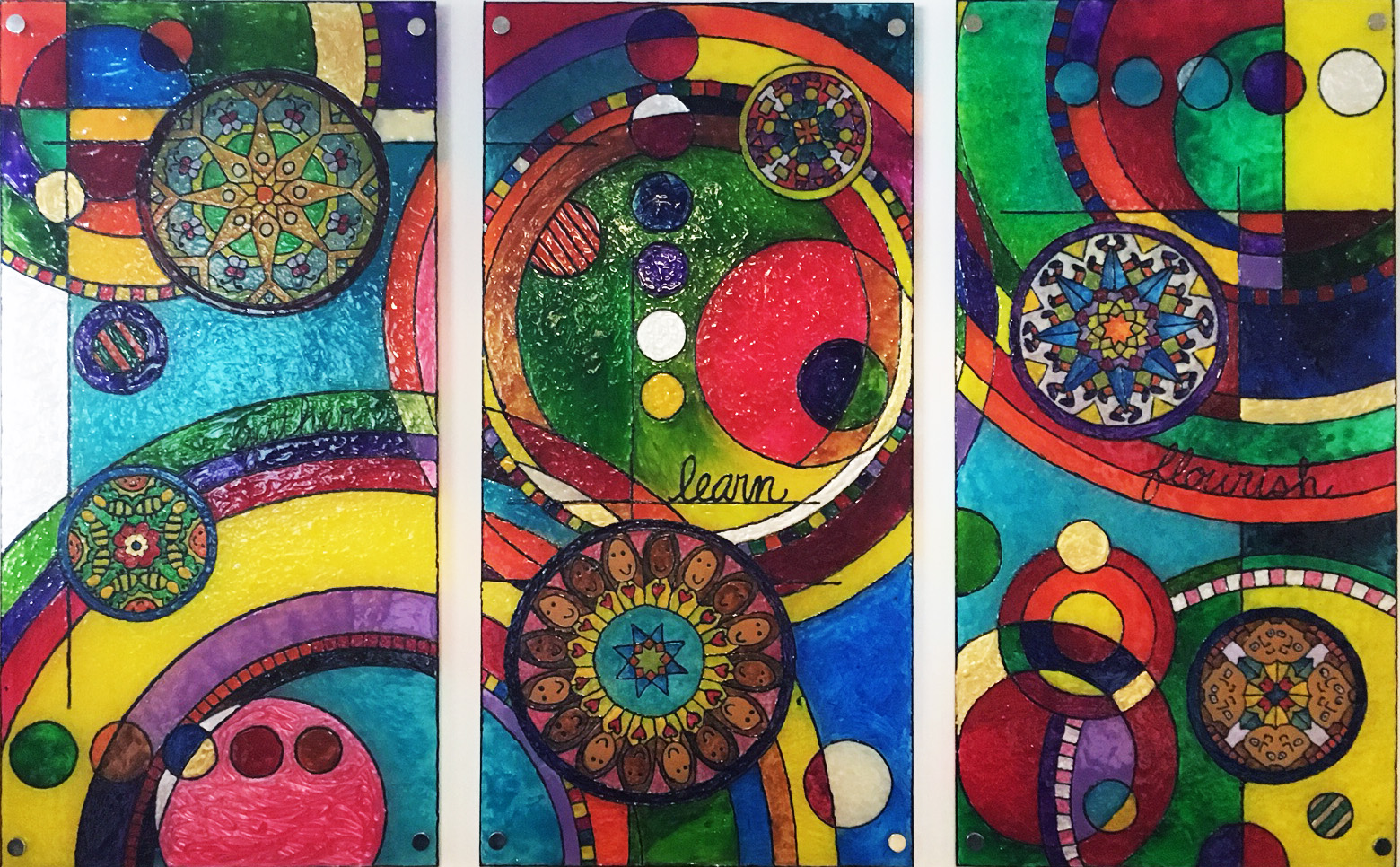 A community effort—new custom art in Frazer's lobby