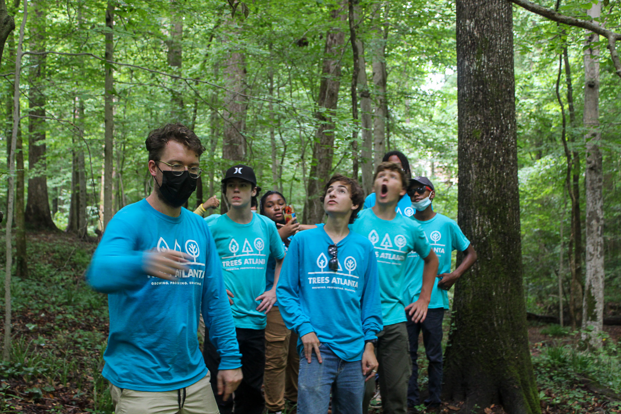 Trees Atlanta Youth Tree Team 2022 and staff